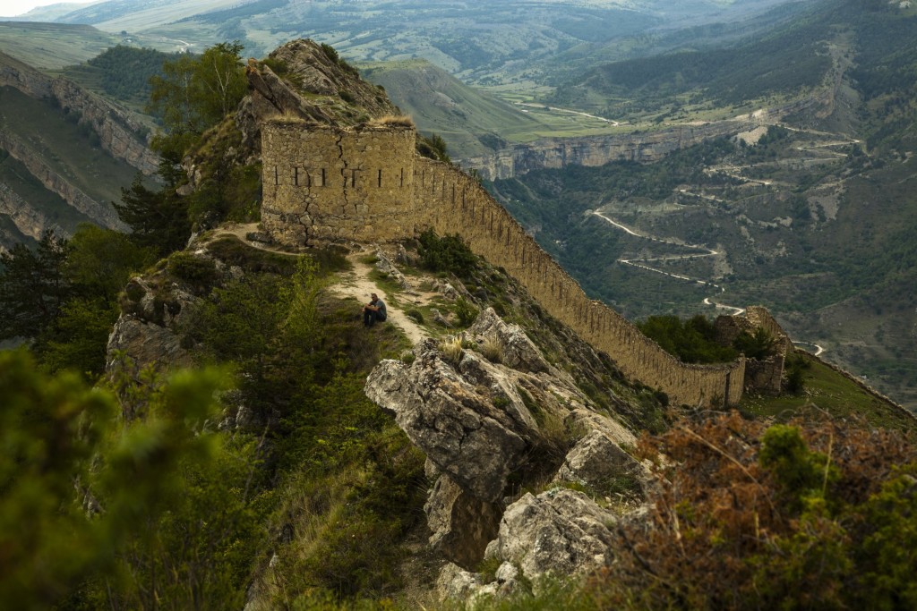Крепость Гуниба в Дагестане 