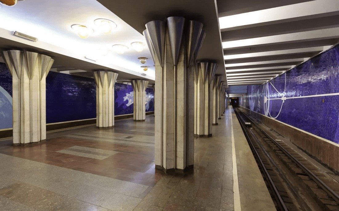 Изображение станции метро "Гагаринская" в Самаре