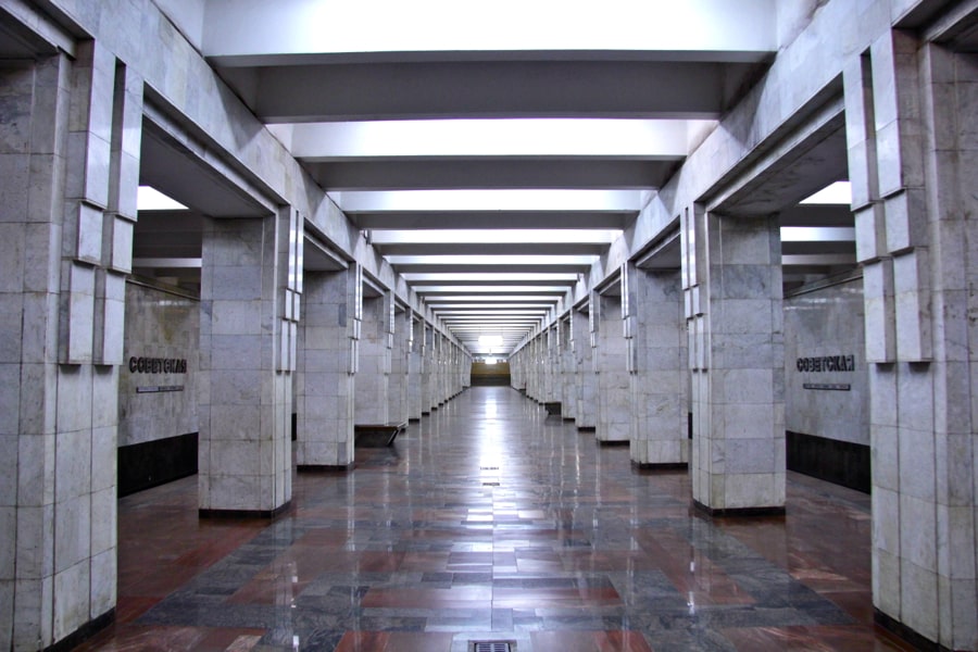 Изображение станции метро "Советская" в Самаре